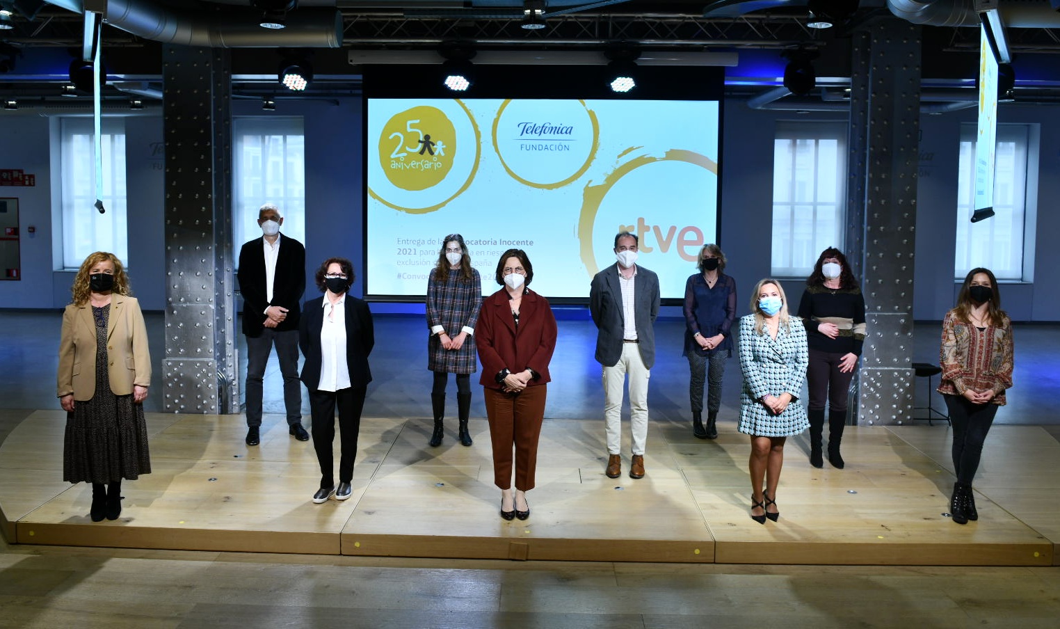 Acto de entrega de la ayuda de la Fundación Inocente Inocente
